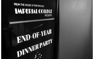Imperial College London MBA Party Sign